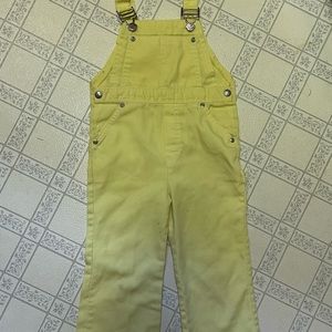 Yellow overalls